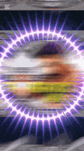 a computer generated image of a glowing circle