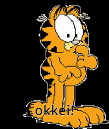 Garfield Okkei GIF - Garfield Okkei Michael GIFs