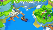 Go Cry About It Supercell GIF - Go Cry About It Supercell Boat GIFs