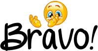 Bravo Great Job Sticker - Bravo Great Job Well Done Stickers