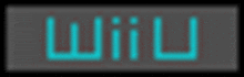 the word wii is displayed in blue on a gray background