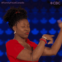 Right Over There Family Feud Canada GIF - Right Over There Family Feud Canada Pointing GIFs