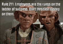 Rule 211 Employees Are The Rungs On The GIF - Rule 211 Employees Are The Rungs On The Ladder Of Success Dont Hesita GIFs