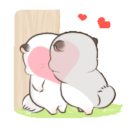 Simao And Bamao Kissing Sticker - Simao And Bamao Kissing Stickers