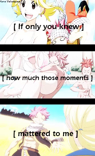 Fairytail Nalu Gif Fairytail Nalu Discover Share Gifs