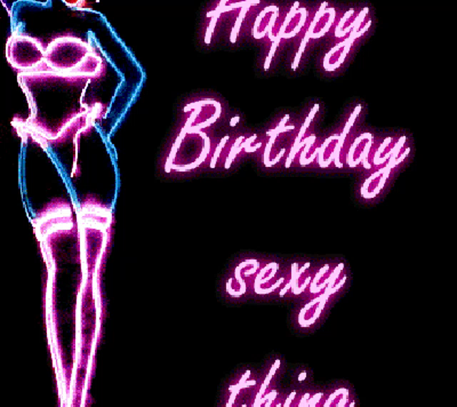 Neon Happy Birthday Gif Neon Happybirthday Sexything Discover Share Gifs