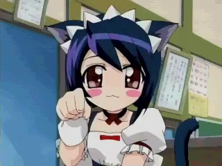 Anime Cat Girl GIF - Anime Cat Girl Meow - Discover & Share GIFs