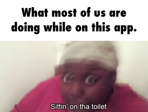 Sittin On The Toilet Lady Gifs Tenor