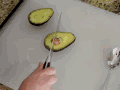 Slicing Avocado