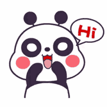 Download Cute Cartoon Panda Gif | PNG & GIF BASE