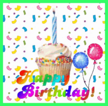 Animated Happy Birthday Cupcake Images