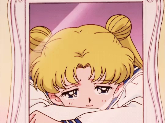 Sailor Moon Aesthetic Sad Fine Wallpaper Art 