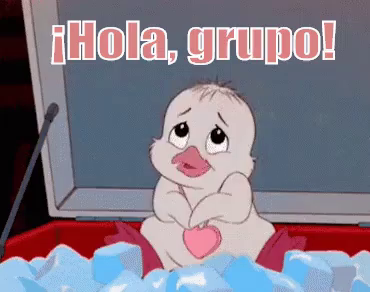 Hola Grupo Pollito Saludo GIF - Hola Grupo - Discover & Share GIFs