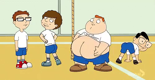 Embarrassing Dances - American Dad GIF - American Dad Dancing Gym Class -  Discover & Share GIFs