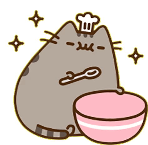 pusheen eating cheetos plush