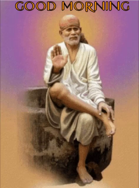 Lord Sai Baba Good Morning Gif Lordsaibaba Goodmorning