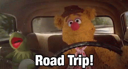 road trip animated gif