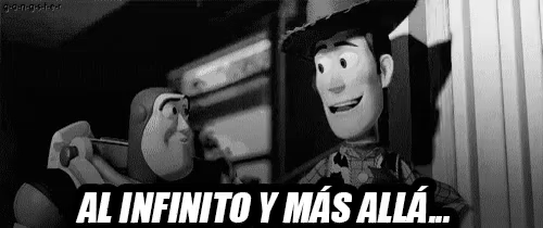 Al Infinito Y Más Allá GIF - Woody BuzzLightYear - Discover ...