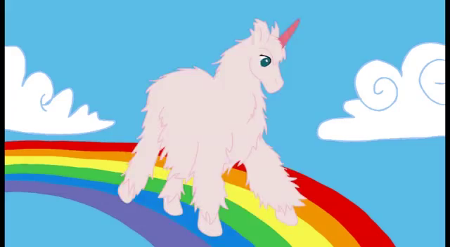 Pink Fluffy Unicorn Dancing On Rainbow Gifs Tenor - pink fluffy unicorns dancing on rainbows roblox edition