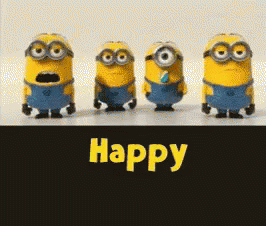 Happy Birthday Minions GIF - HappyBirthday Minions - Discover & Share GIFs