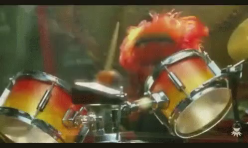 Drummer The Muppets Gif Drummer Themuppets Animal Discover Share Gifs