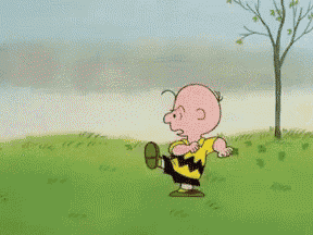 Image result for charlie brown epic fail gif
