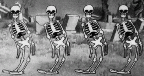 the skeleton dance