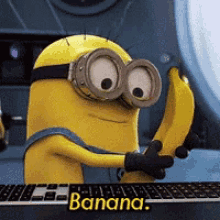 Banana Minions GIF - Banana Minions - Discover &amp; Share GIFs