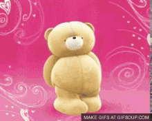 hug and kiss teddy bear