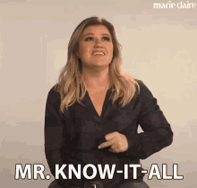 Image result for Mr. Know-it-all gif