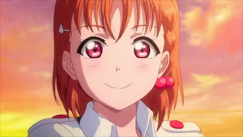 よし 頑張る 高海千歌 ラブライブ サンシャイン Gif Takami Chika Love Live Sunshine Discover Share Gifs