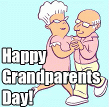 Grandparents Dance gif. Happy Birthday grandpa. Дед дай денег