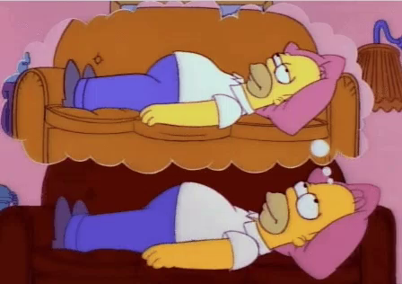 Sleep Homer Simpson Gif Sleep Homersimpson Discover Share Gifs