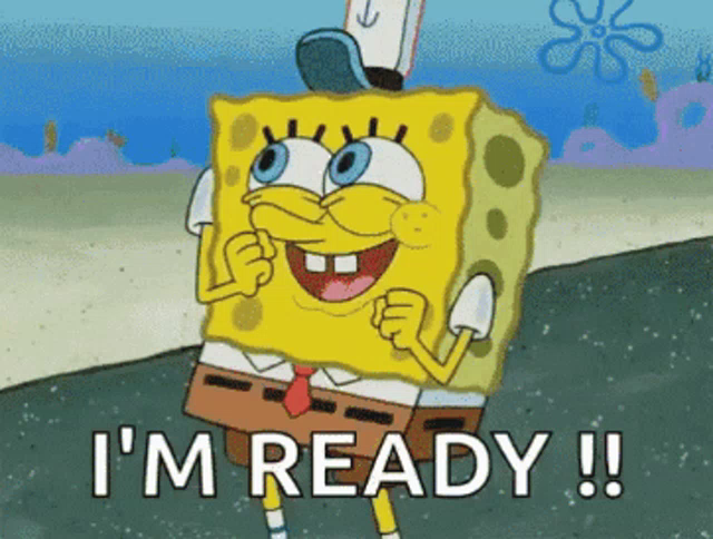 Sponge Bob Im Ready Gifs Tenor