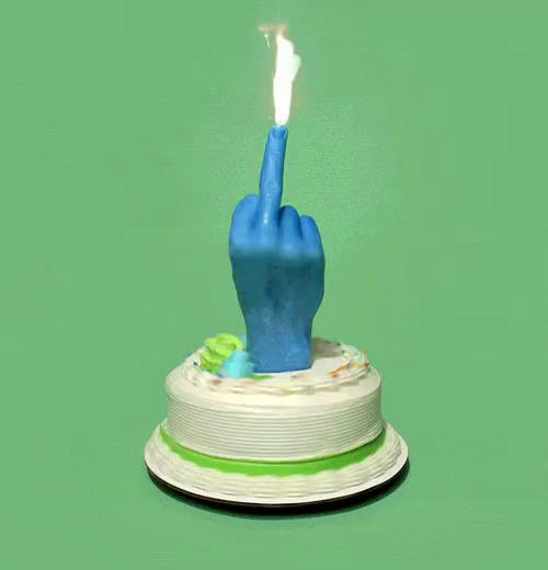 Image result for flip the bird cake
