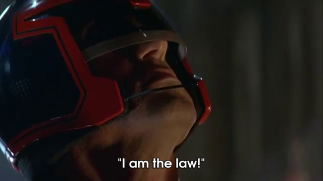 i am the law dredd