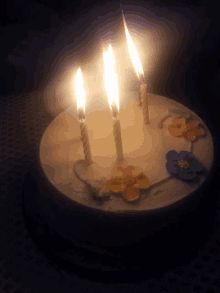 Birthday Cake With Candles Gifs Tenor