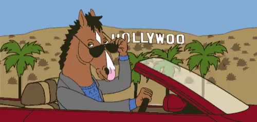 Image result for bojack horseman driving