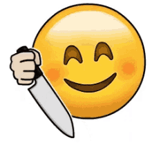 Image result for knife and blood emoji gif