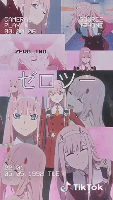 Darling In The Franxx Zero Two Gif Darlinginthefranxx Zerotwo Smile Discover Share Gifs