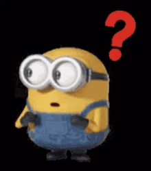 Minion Any Questions Question Mark GIF - MinionAnyQuestions Question QuestionMark GIFs