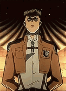 Anime Salute Gifs Tenor #i forgot how utterly adorable he was #and gods his story still makes me drown in feels #not saying anymore i don't want to spoil but #you should watch 07 ghost. anime salute gifs tenor