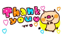 Image result for thank you pig gif