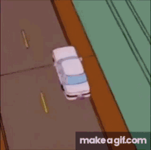 Bart Simpson Driving Gifs Tenor