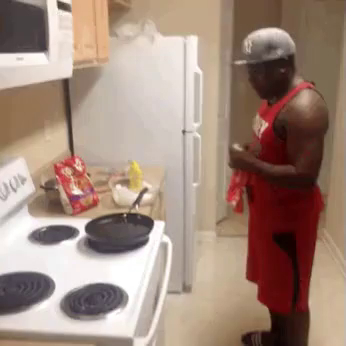Me In The Kitchen GIF - Funny Man Cooking - Discover & Share GIFs
