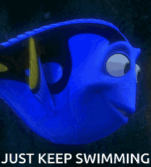 Just Keep Swimming GIFs | Tenor