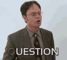 Dwight Schrute Question GIFs | Tenor