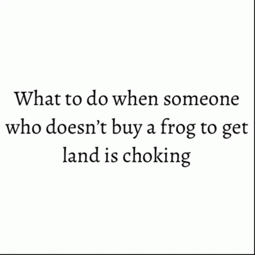Frog choke