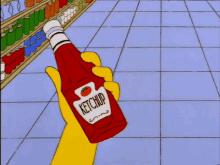 ketchup tenor gifs simpsons confused
