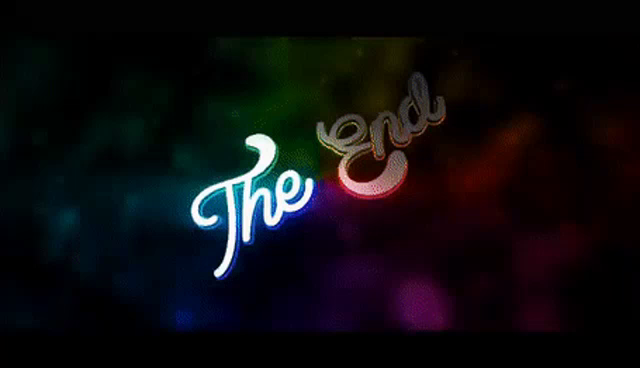 The End Text Gif Theend Text End Discover Share Gifs